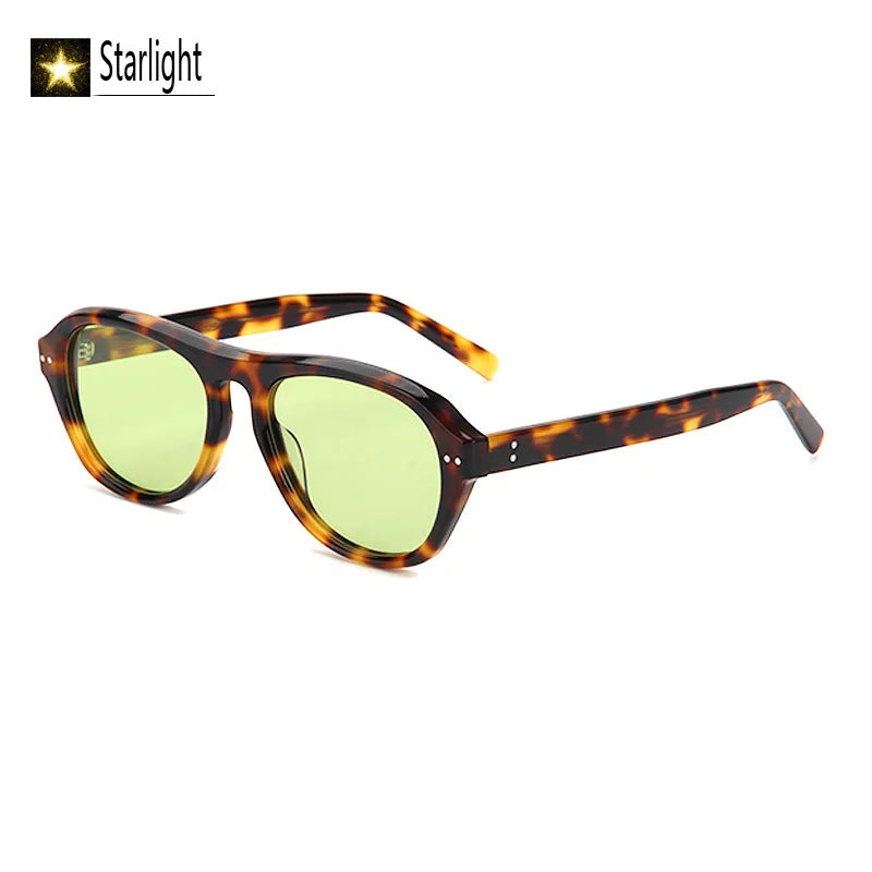 Large Frame Polarized Thick Acetate Sunglasses Man Fishing Trendy Glasses Men Classic UV400 Retro Eyewear Women Outdoor 146mm