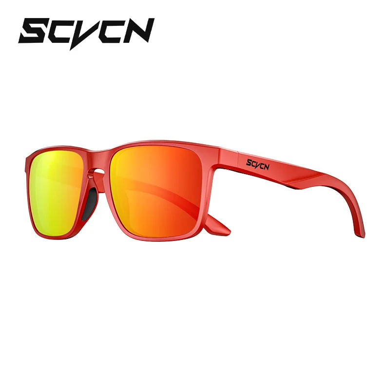 SCVCN Polarized Outdoor Sunglasses Anti-UV Anti-Glare Cycling Driving Fishing Sports Eyewear Unisex