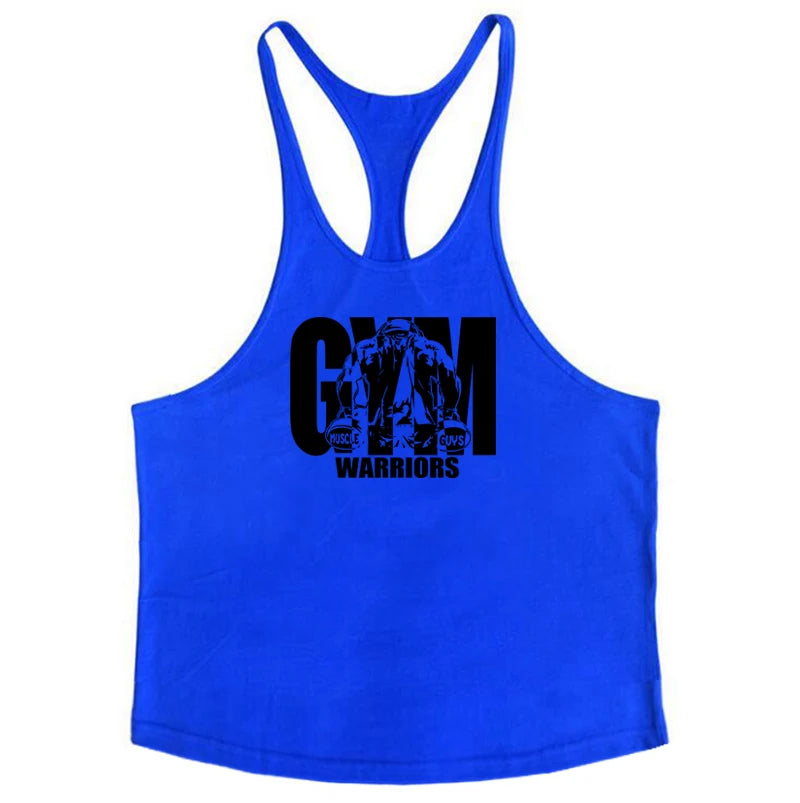 Cotton Breathable Sleeveless Gym Tank Top for Mens Workout