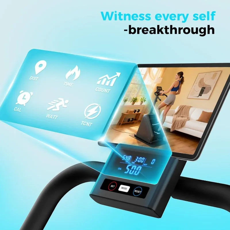 Stair Stepper With Six Level Resistance Foldable Home Gym