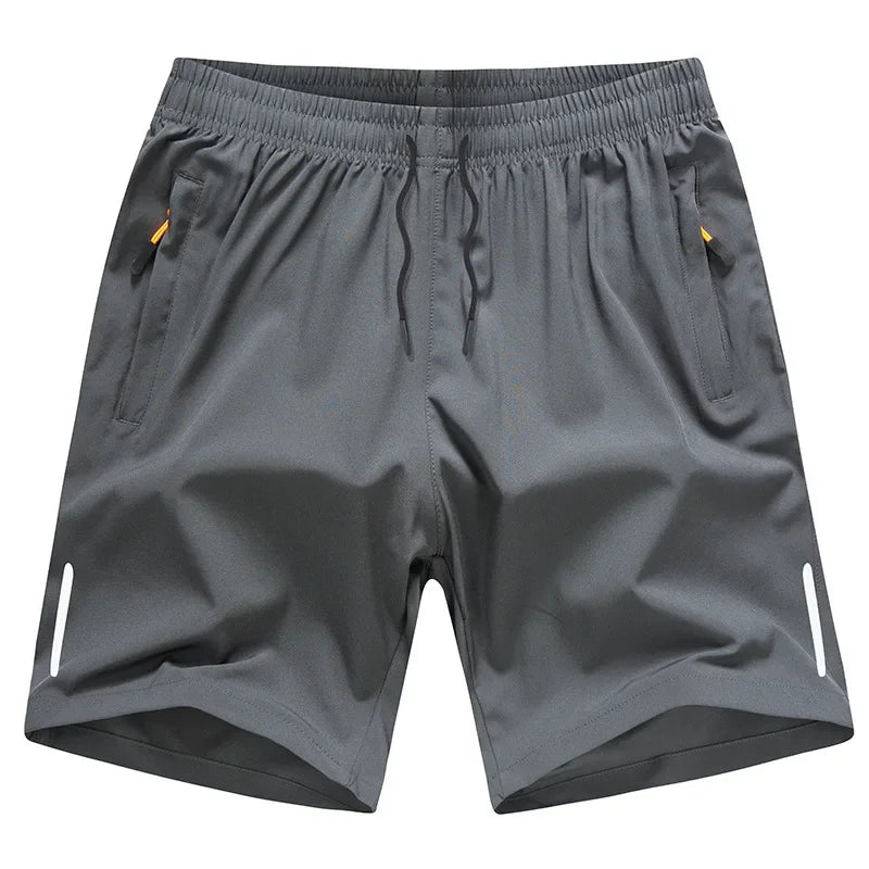 Ice Silk Quick Dry Running Shorts Men Gym Sportswear Summer