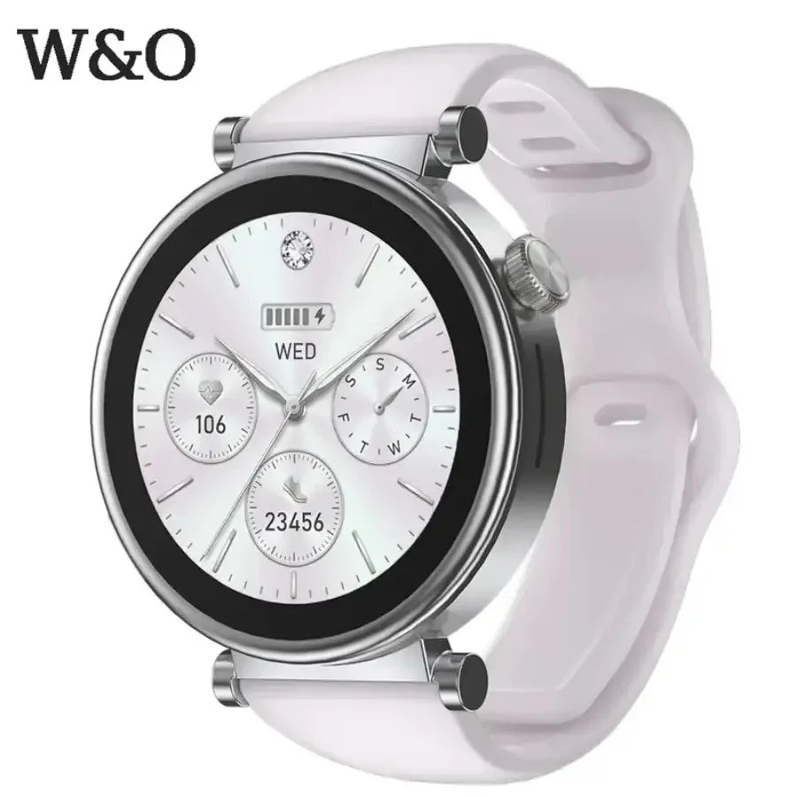 Smart Watch for Women, Fitness Tracker & Activity Tracker with Bluetooth Calls (Answer/Make), 1.8' HD/AMOLED Smartwatch for IOS/Android, 100+ Sport Modes, IP67 Waterproof, Heart Rate/SpO2/Sleep Monitor, 7 Bands