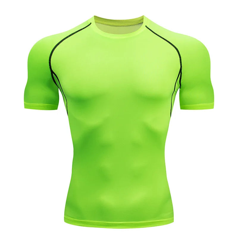 Womens Compression Running Shirt Quick Dry Elastane Fitness Top