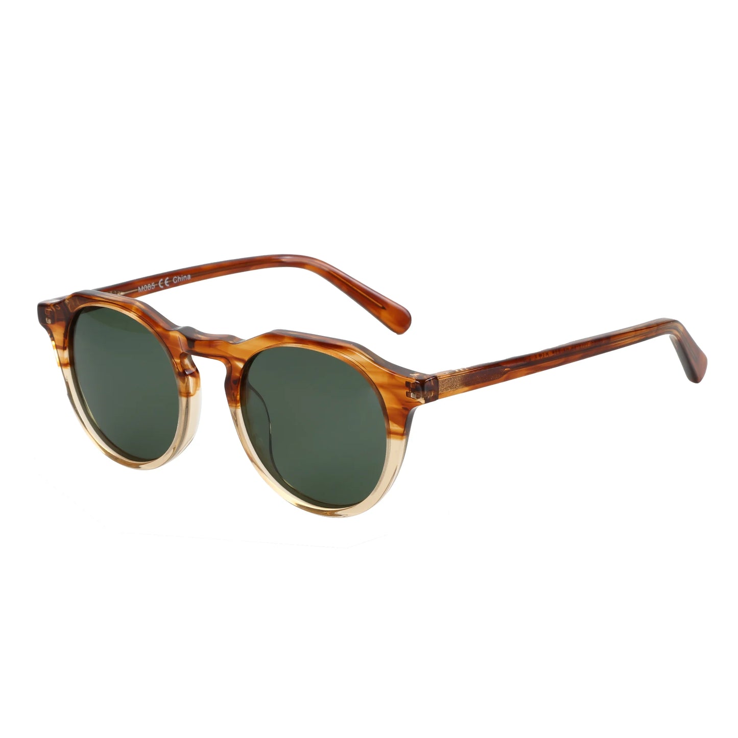 ZENOTTIC Fashion Acetate Polarized Sunglasses Round Vintage Shade UV400 New Men/Women Retro Sun Glasses 600001S