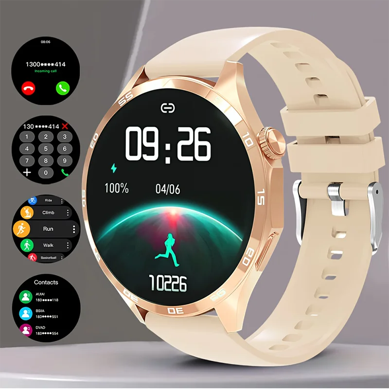 2026 New Smart Watch Men 1.52" HD IPS Screen Bluetooth Call Fitness Tracker Heart Rate Monitor Sports Smartwatch Gift