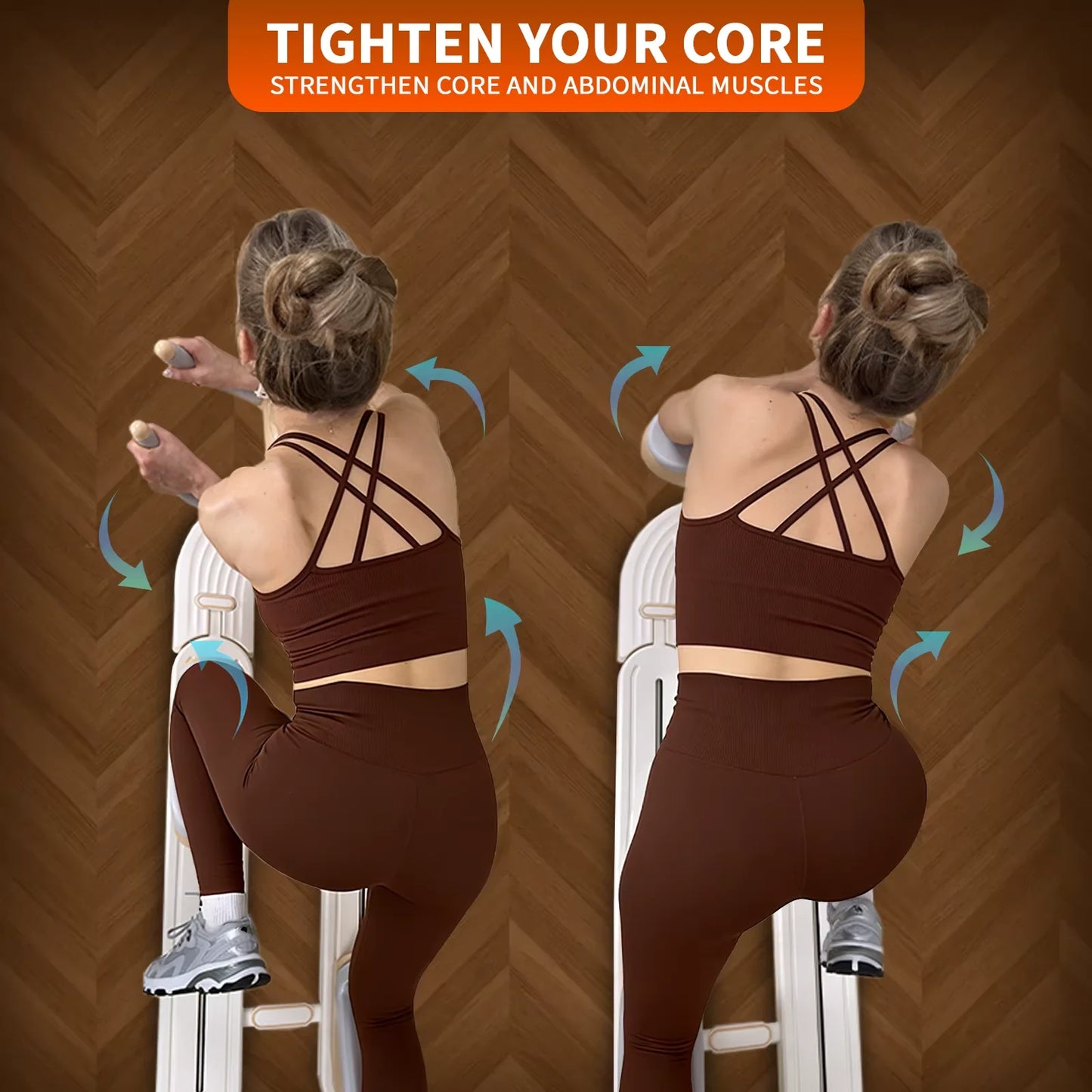 Spine Twist And Stretch Trainer Detachable Back Stretcher For Back Pain Relief