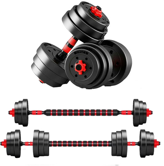 Adjustable Dumbbell Set for Home Gym with Ergonomic 3in1 Modes