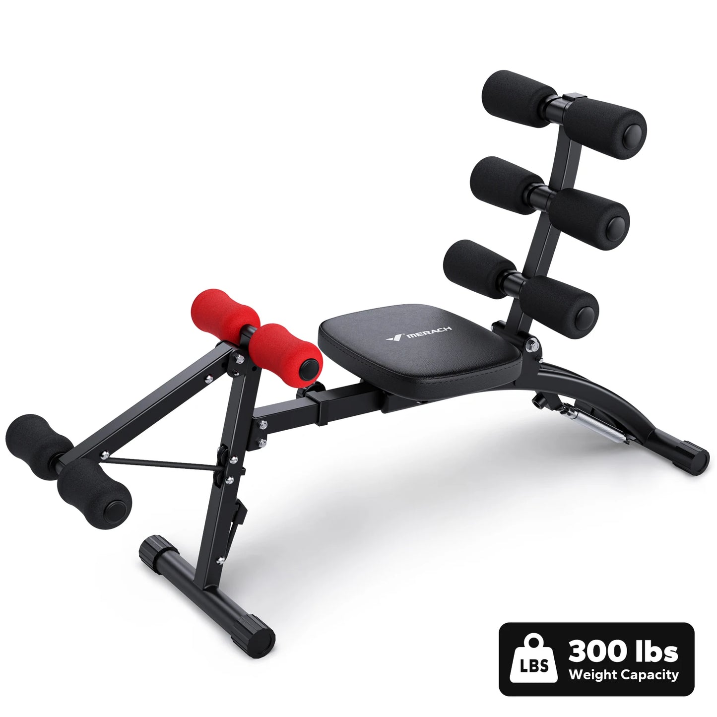 MERACH Ab Machine Multi Functional Adjustable Ab Trainer Home Gym