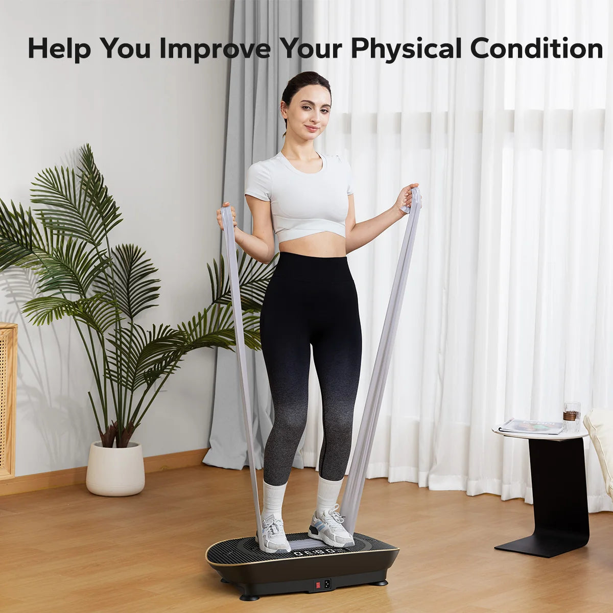 MERACH Vibration Plate Exercise Machine Whole Body Workout