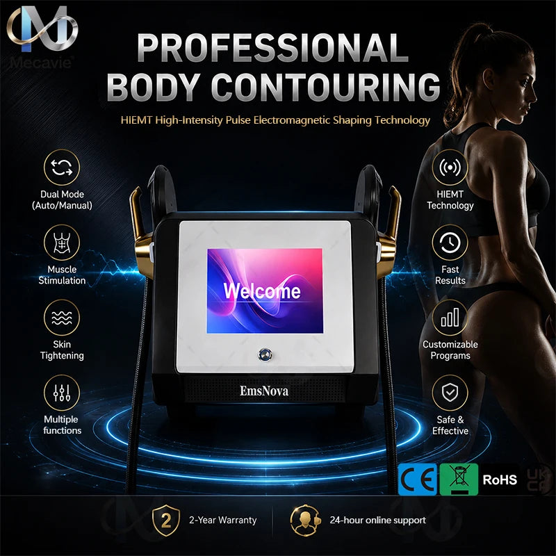 EMSnova Sculpt EMS RF Body Shaping Device Muscle Stimulator Fat Burning Electromagnetic Therapy Equipment for Fitness Centers