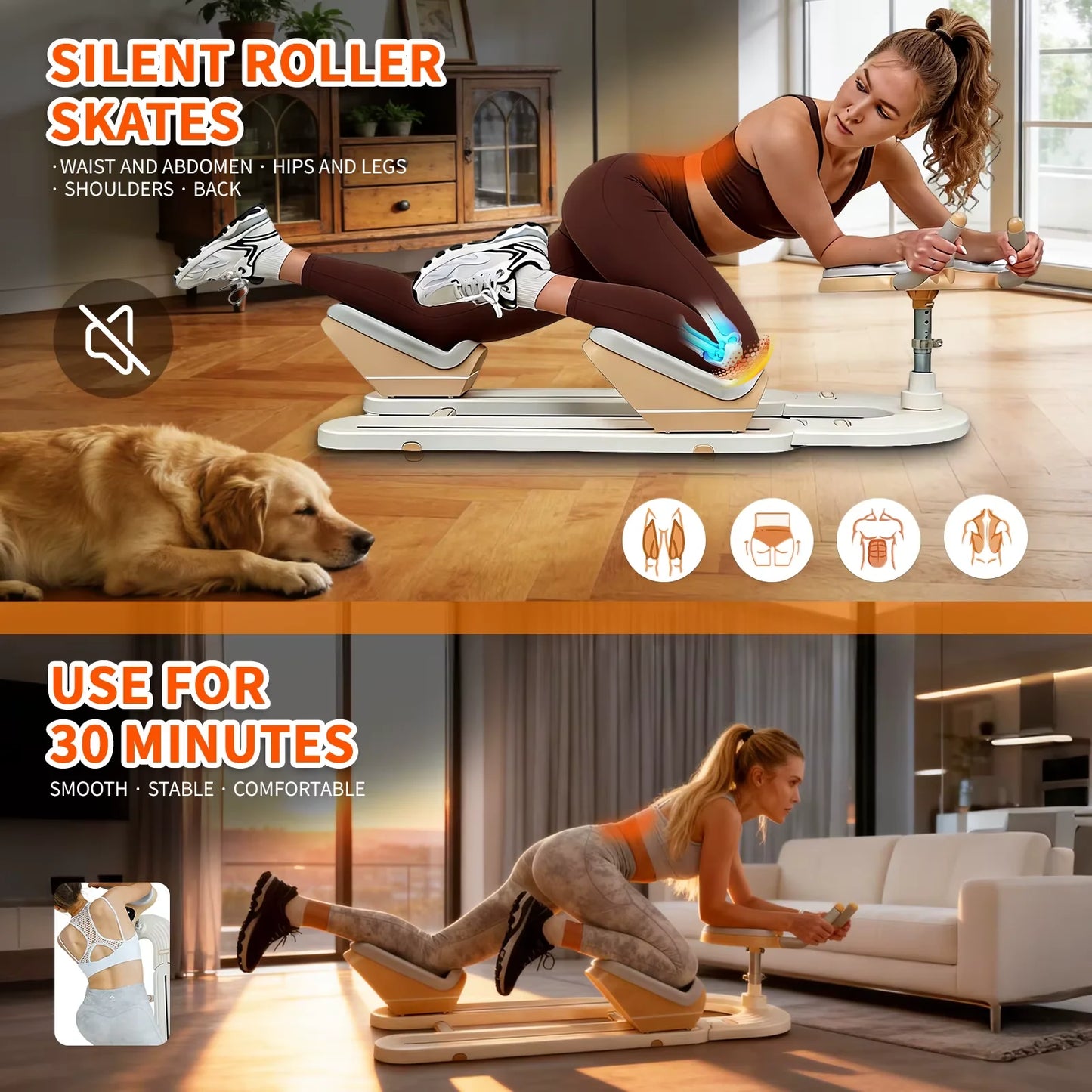 Spine Twist And Stretch Trainer Detachable Back Stretcher For Back Pain Relief