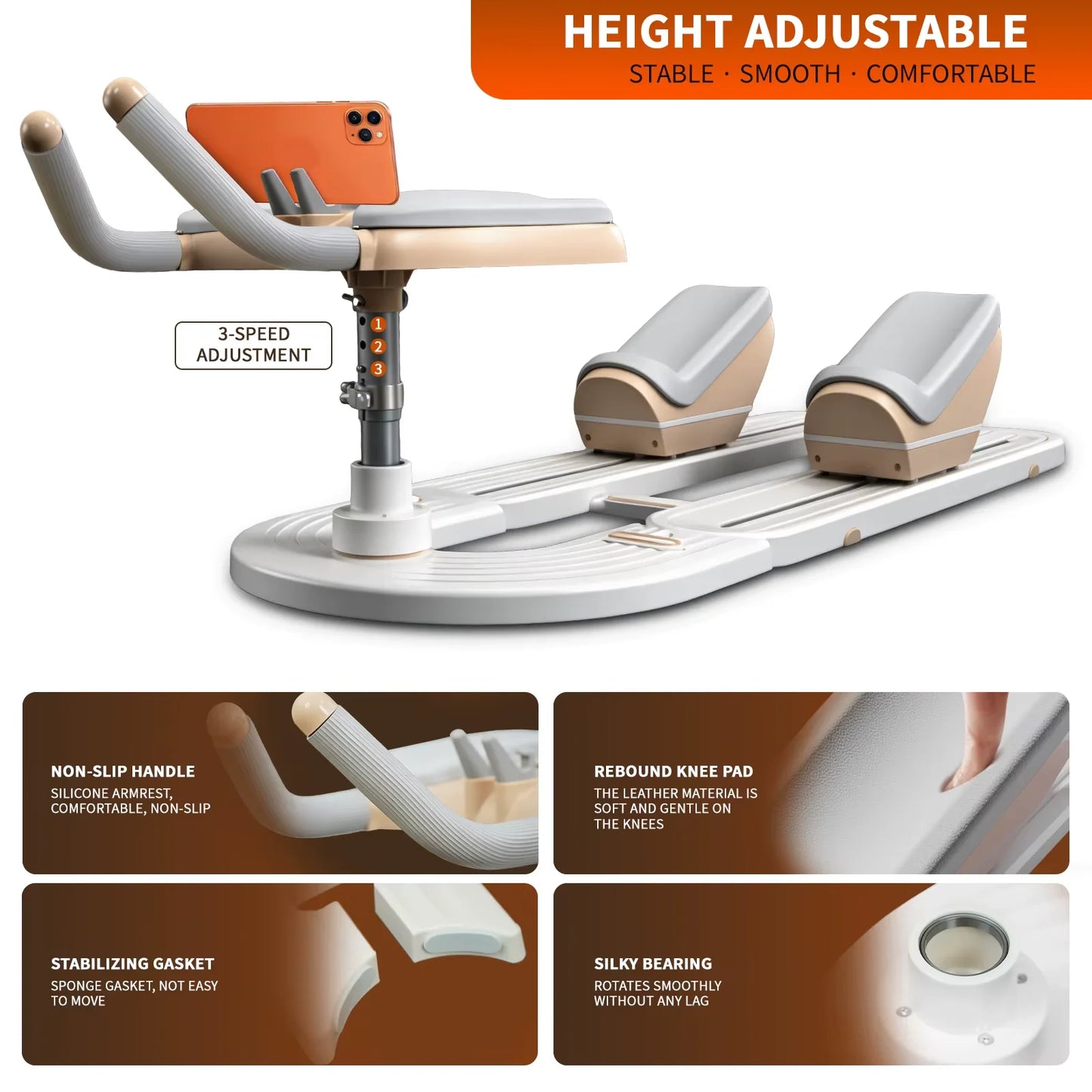 Spine Twist And Stretch Trainer Detachable Back Stretcher For Back Pain Relief