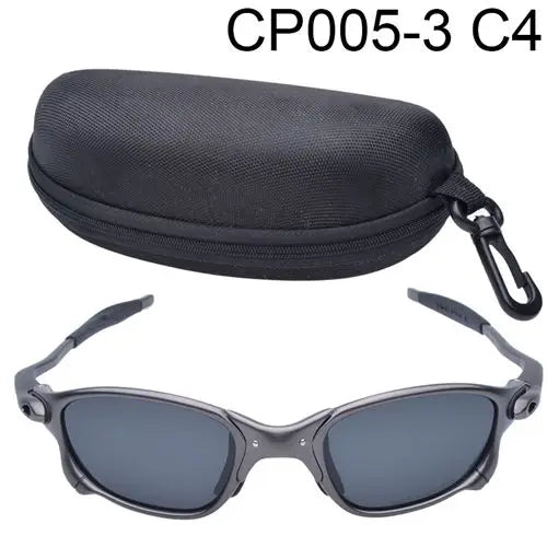 MTB Man Polarized Sunglasses Cycling Glasses UV400 Fishing Sunglasses Metal Bicycle Goggles Cycling Eyewear Riding Glasses D4-3