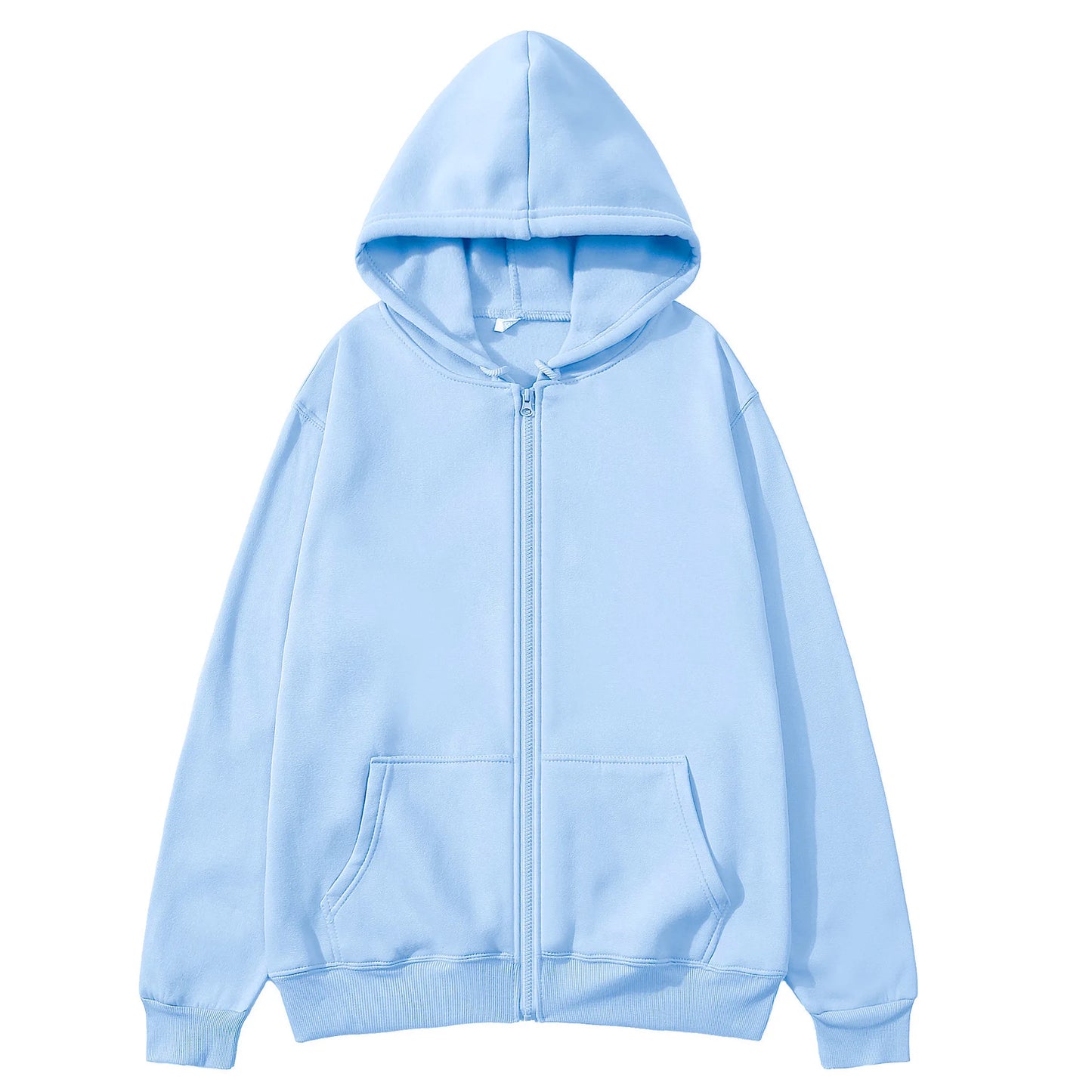 Zipper Hoodies Autumn Winter Men's New Long Sleeve Hooded Sweatshirt Fashion Casual Male Outfit Sportwear Loose Fit Clothes