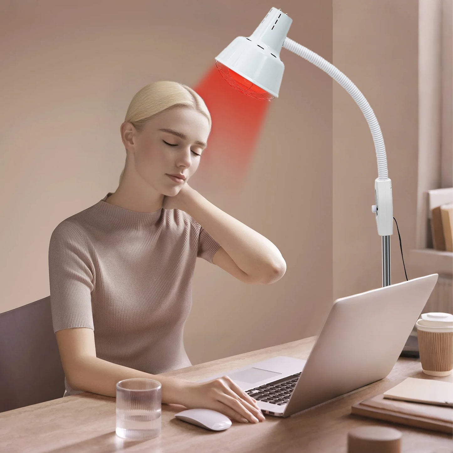 Infrared Heat Lamp for Pain Relief – Ideal for Muscle Soreness, Joint Pain, and Improving Blood Circulation massager massage