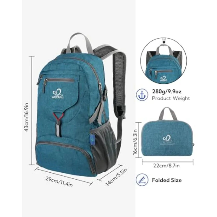 Small Lightweight Packable Backpack: 20l Ultra Light Foldable Travel Hiking Camping Daypack Day Pack for Man Woman