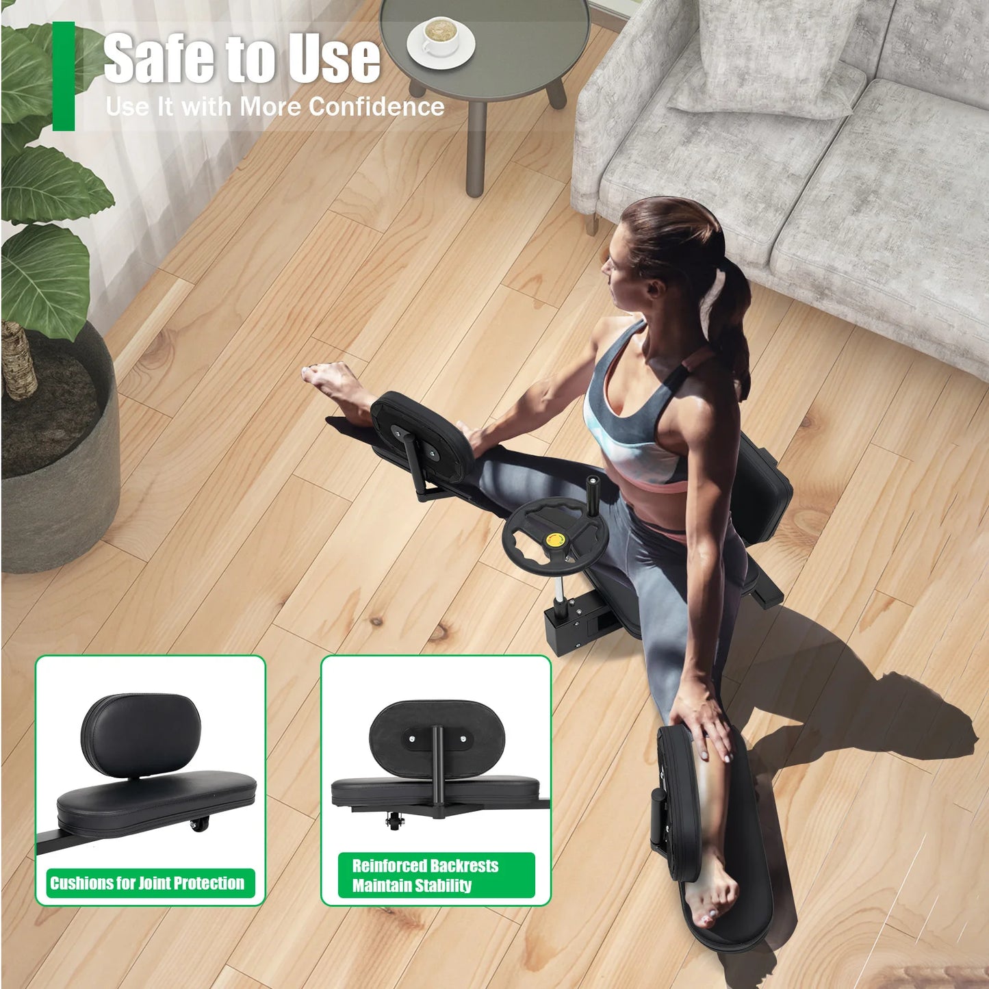 Leg Stretcher Machine 3 Bar Heavy Duty For Gymnastics Flexibility