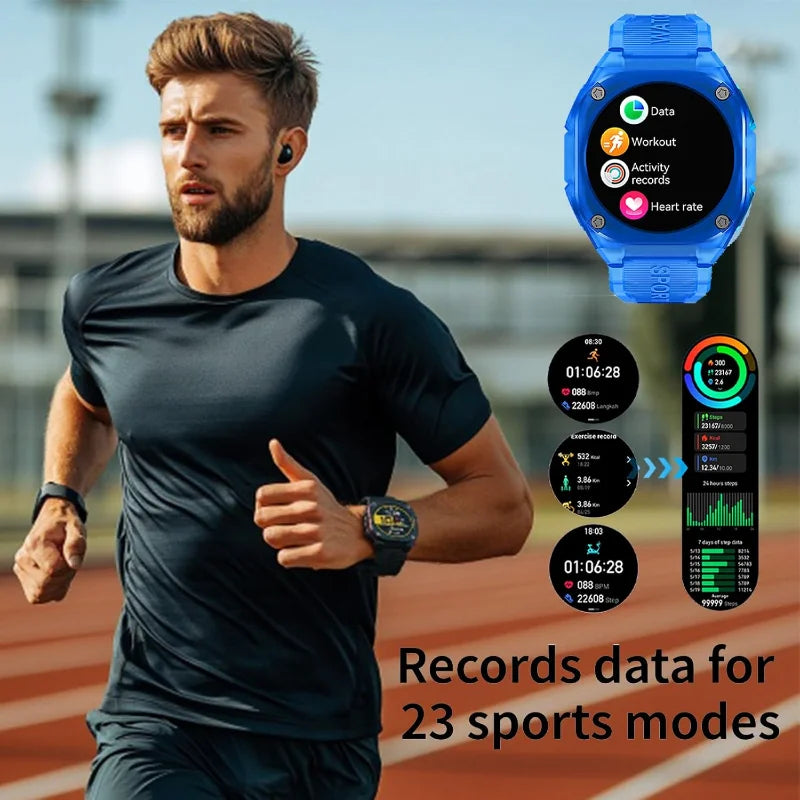 Smart Watches for Men Women Fitness Watch ,Fitness Tracker , Compass ,Heart Rate ,Sleep ,Monitor Step ,Suitable for Android & Iphone