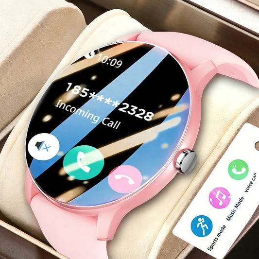 2026 Smartwatch/Fitness Band with Wireless Calling, Multiple Sports Modes, Music Control, Sedentary Reminder, Wallpaper, Weather Updates, Suitable for Android & Iphone