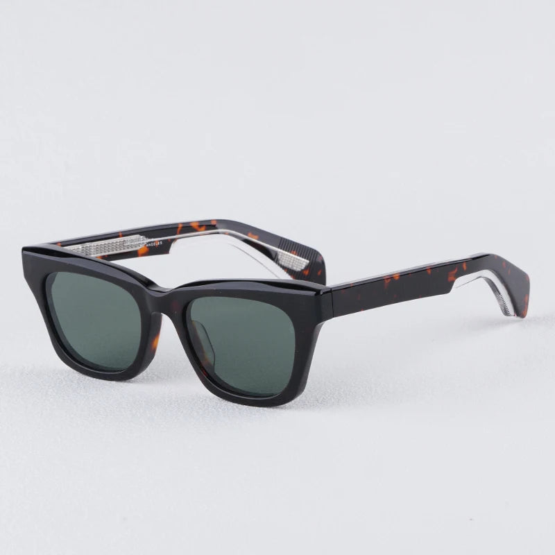 JMM DEALAN-EPOXY Limited Edition Square Women Sunglasses Vintage Craft  Eyeglasses Acetate High Quality Uv400 Glasses With Rivet