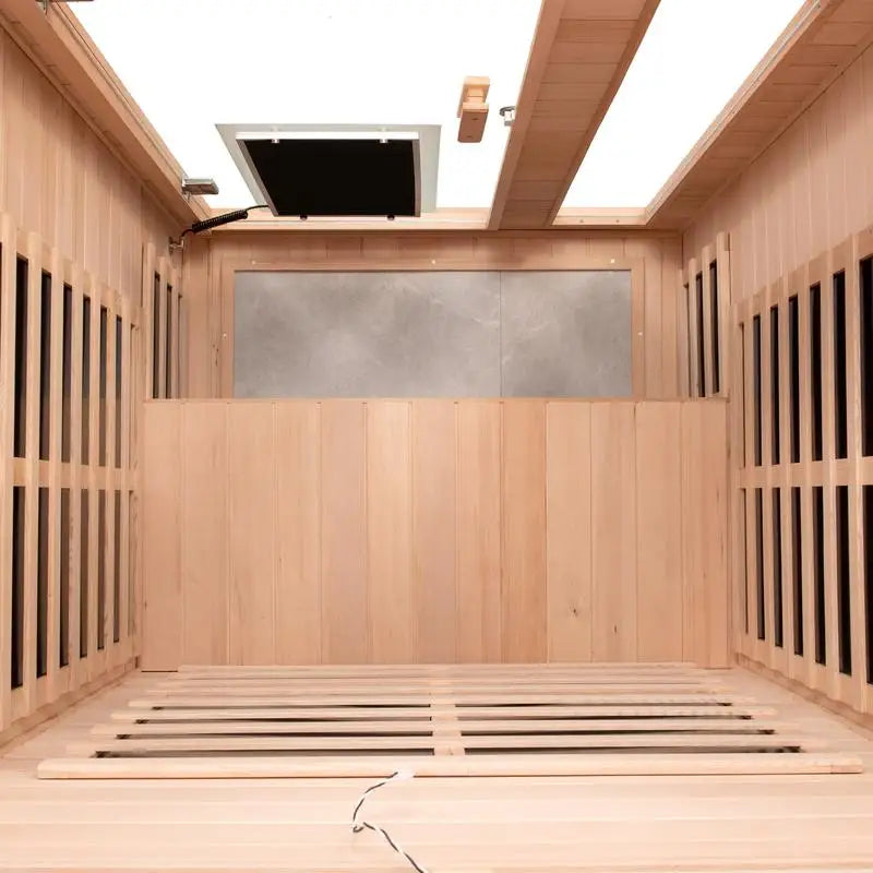 Low EMF Front Door Infrared Heating Sauna Room For One
