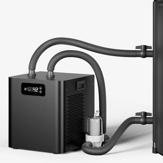 Ice Bath Water Chiller for Cold Plunge Tubs 1 3 HP Upgraded Water Chiller with Pump External Filter and Submersible Pump