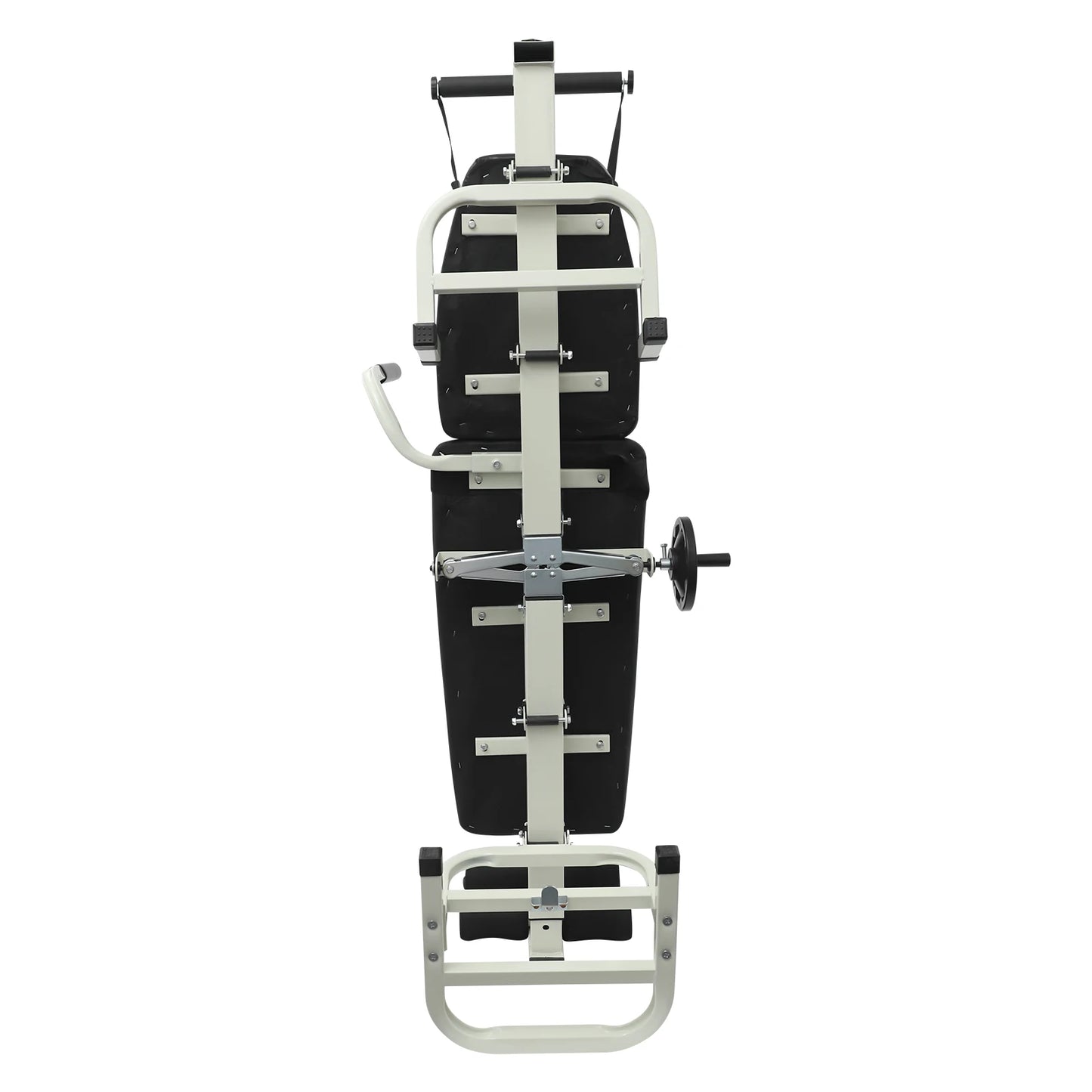 Inline Back Stretch Bench, Multifunctional Cervical Traction Device Spine Back and Neck Decompression - Adjustable with Handwheel - Up to 330 lbs Weight Capacity