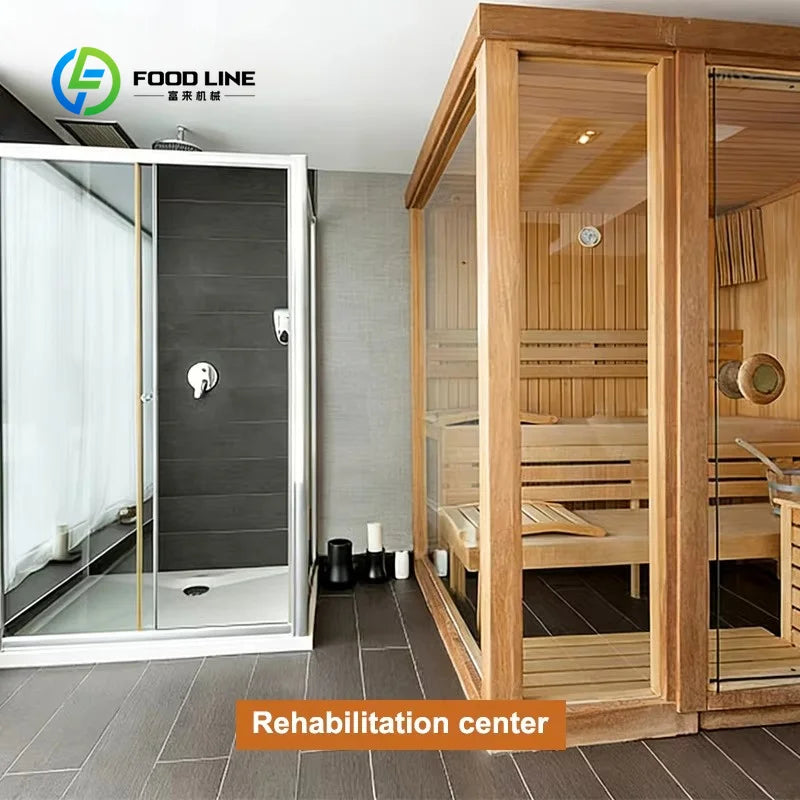 Customized 1‑2 Person Indoor Far Infrared Sauna Capsule with Red Light & Massage Function for Home Spa