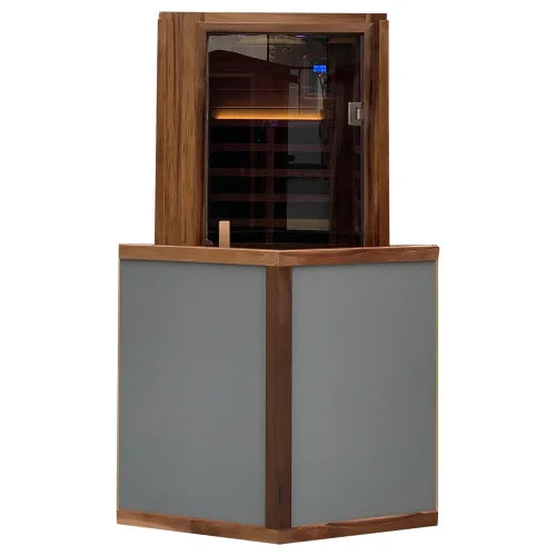 Red Cedar Single Outdoor Sauna Room For Indoor Use