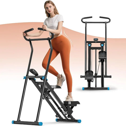FitNexus Stair Stepper for Home Gym, 350lbs Vertical Climber Machine with LCD Display, Non-Slip Pedals & 350lb Capacity