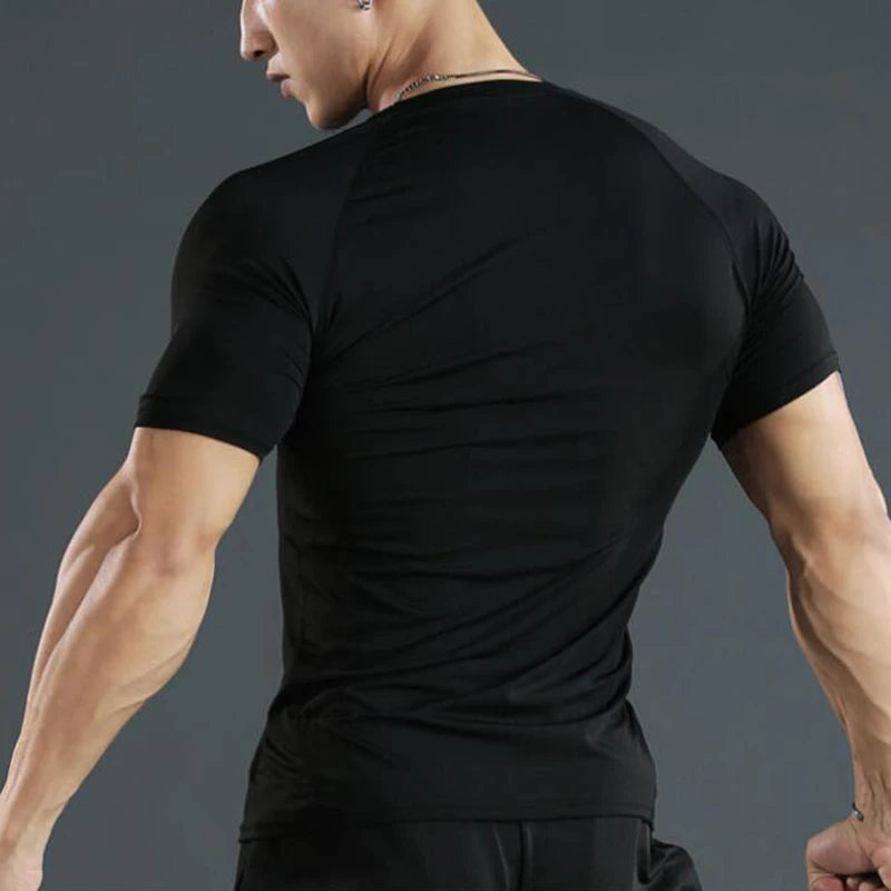 Womens Compression Running Shirt Quick Dry Elastane Fitness Top
