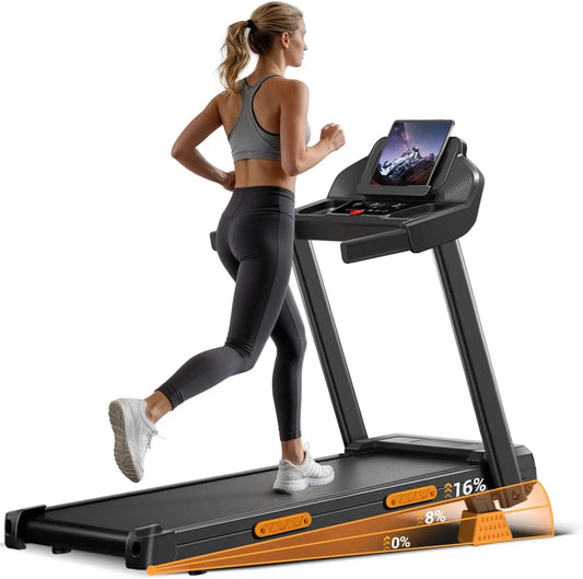 3 In 1 Portable Foldable Treadmill Incline And 12 Presets