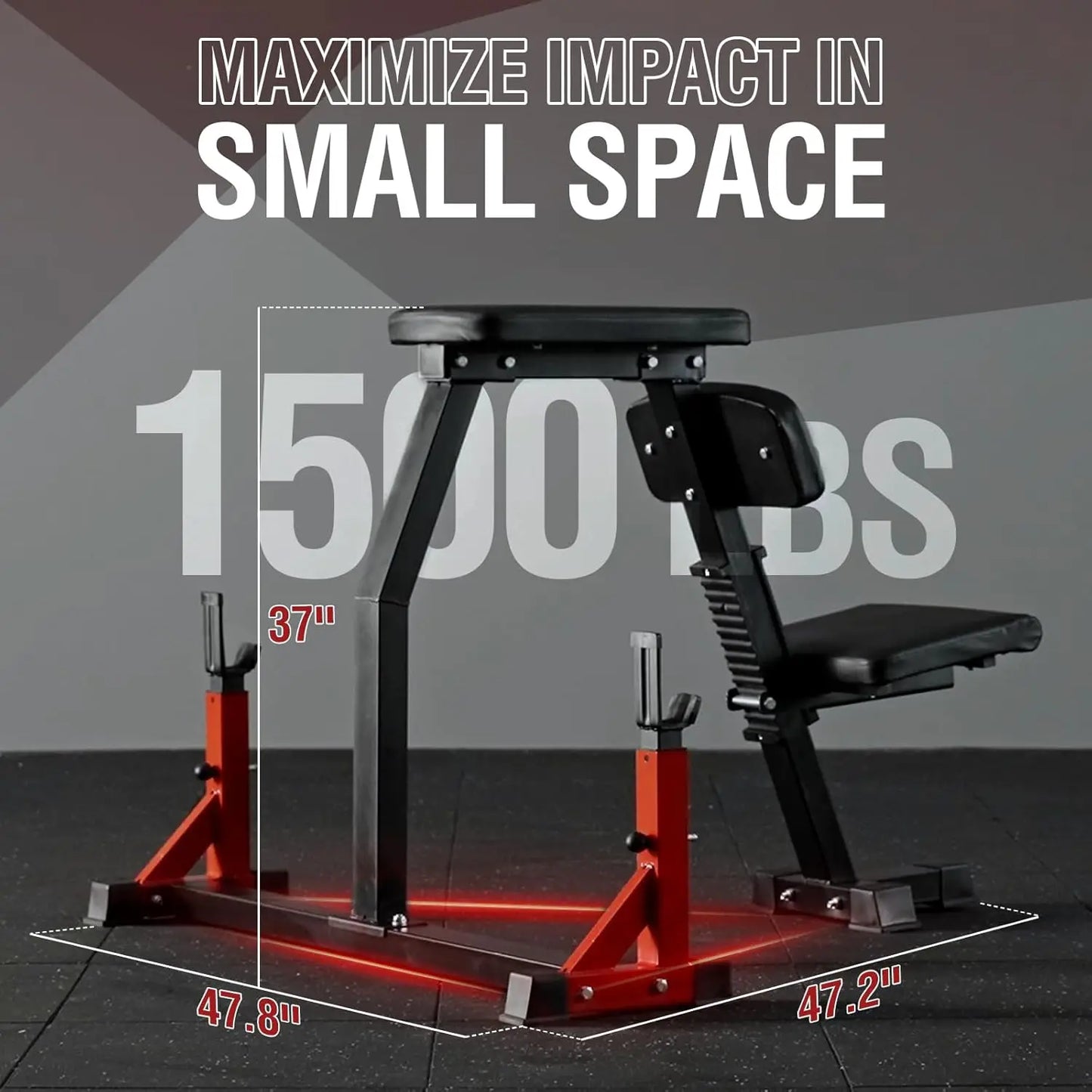 Seal Row Bench, Back Extension Machine Back Machine, with Stationary Bench Combo, Upper Body Workout Equipment for, Customized