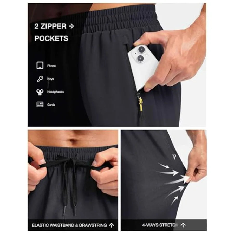 Women's Lightweight Hiking Pants Quick Dry Outdoor With Zipper Pockets