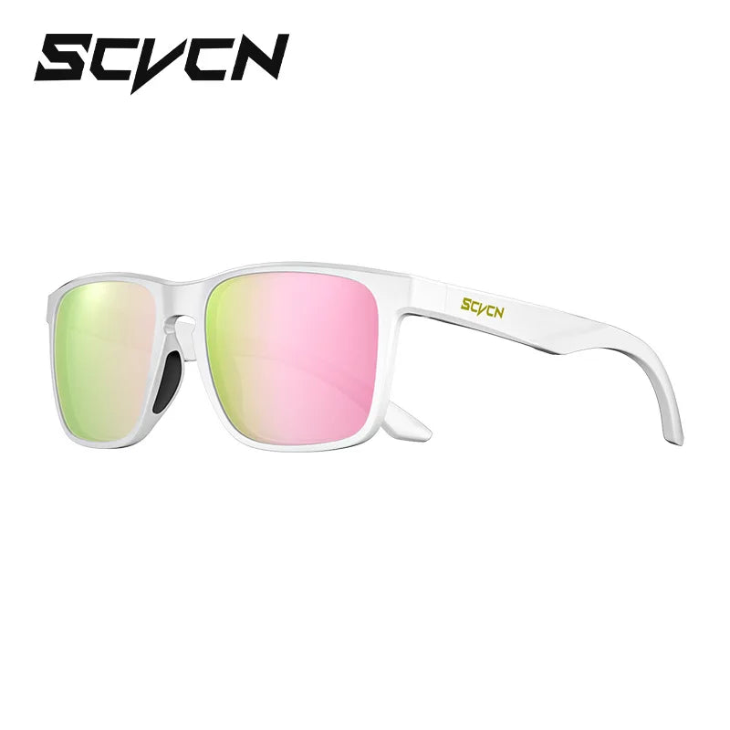 SCVCN Polarized Outdoor Sunglasses Anti-UV Anti-Glare Cycling Driving Fishing Sports Eyewear Unisex