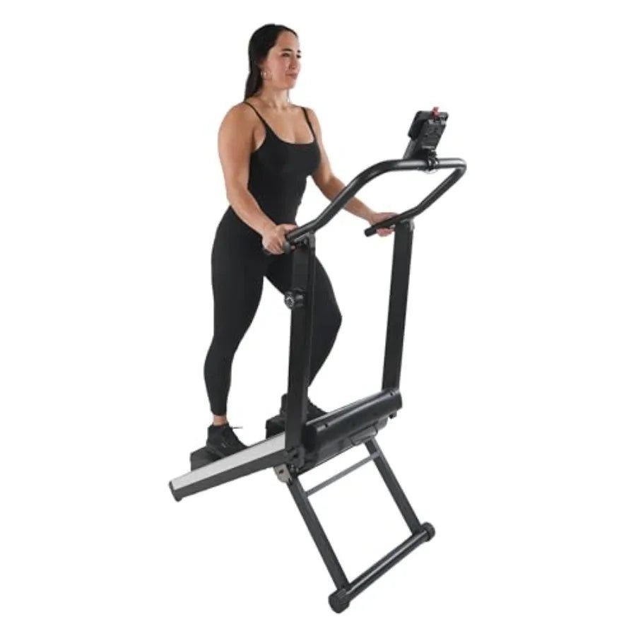 Stair Climber, Compact Exercise Stepper Machine for Home Workout with 8 Adjustable Resistance Levels, 3 Incline Positions, Blue
