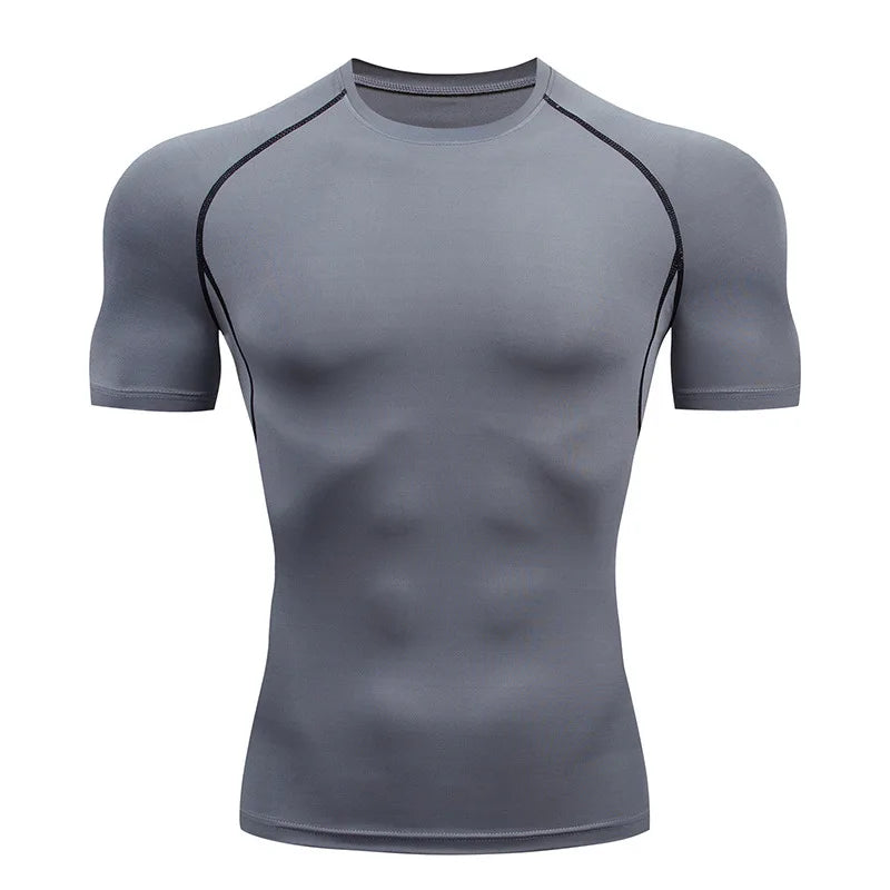 Womens Compression Running Shirt Quick Dry Elastane Fitness Top