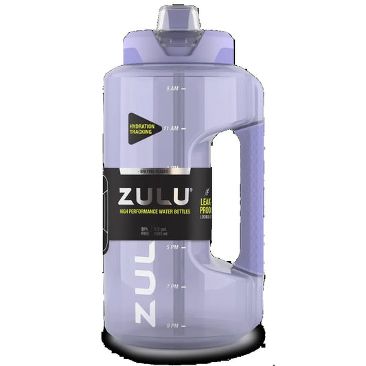 Half Gallon Water Bottle 64 Oz BPA Free Plastic Reusable Jug with Handle Leak Proof Sports Gym Outdoor