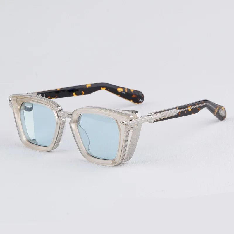 JMM Retro Thick Frame Square 10th Anniversary Limited Sunglasses Designer Tortoiseshell UV400 Vintage High Quality Sunglasses