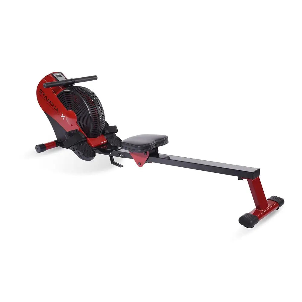 ATS Air Rower Machine with Smart Workout App Foldable Rowing Machine with Dynamic Air Resistance for Home Gym Fitness Up to 250