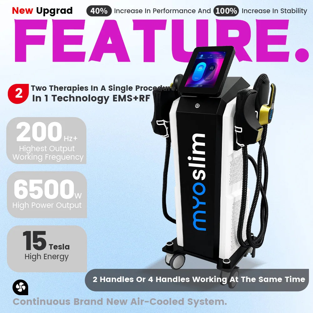 MYOslim Pro 6500W EMS Body Sculpt Machine  Muscle Stimulation Professional Weight Loss And Slimming Device