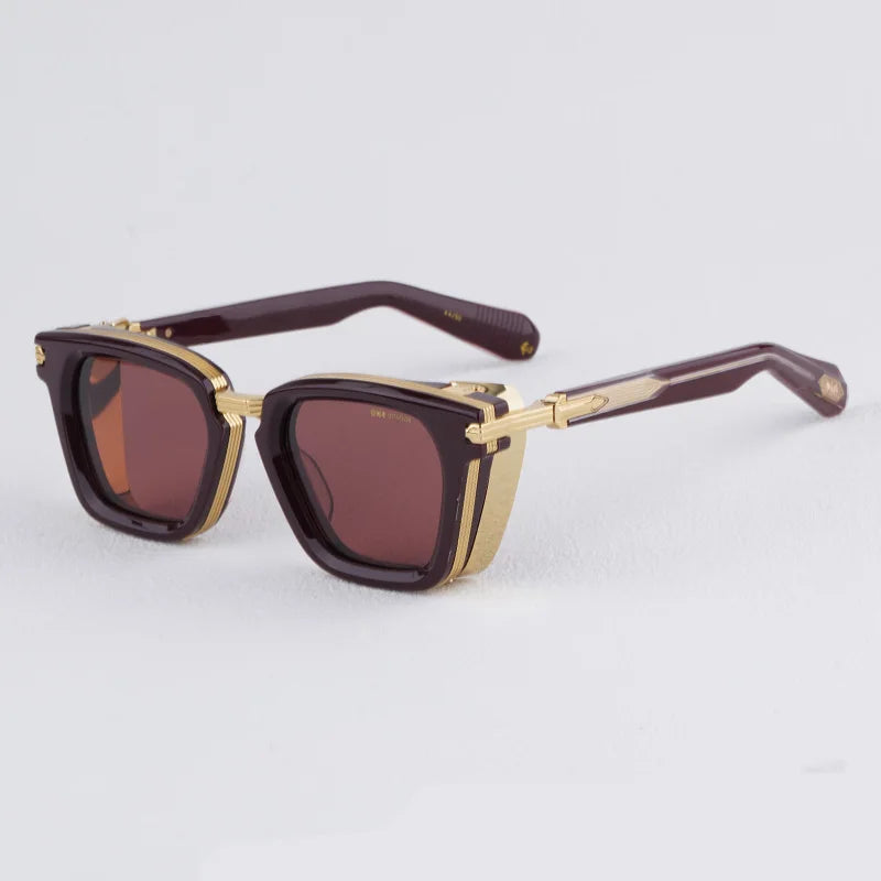 JMM Retro Thick Frame Square 10th Anniversary Limited Sunglasses Designer Tortoiseshell UV400 Vintage High Quality Sunglasses