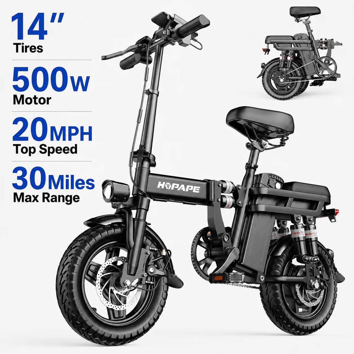 EOEOTWO 1500W Peak Motor All Terrain Fat Tire Electric Bike