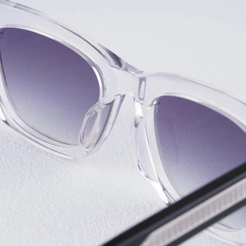 JMM DEALAN-EPOXY Limited Edition Square Women Sunglasses Vintage Craft  Eyeglasses Acetate High Quality Uv400 Glasses With Rivet