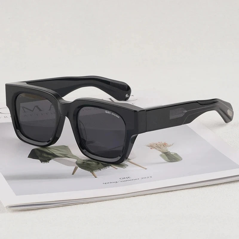 JMM Jules Square Acetate Classical Sunglasses Limited Edition Uv400 Men and Women Designer Brand Style in Japan Eyeglasses