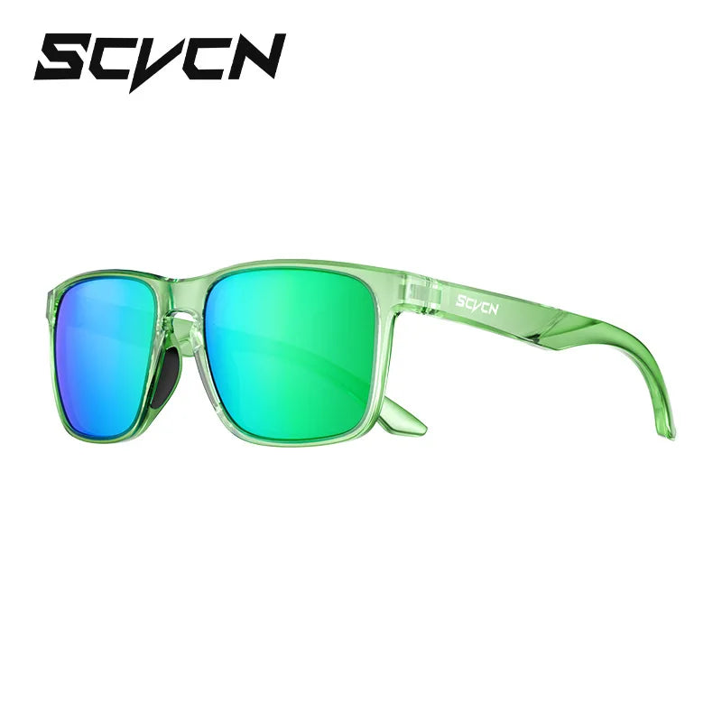 SCVCN Polarized Outdoor Sunglasses Anti-UV Anti-Glare Cycling Driving Fishing Sports Eyewear Unisex