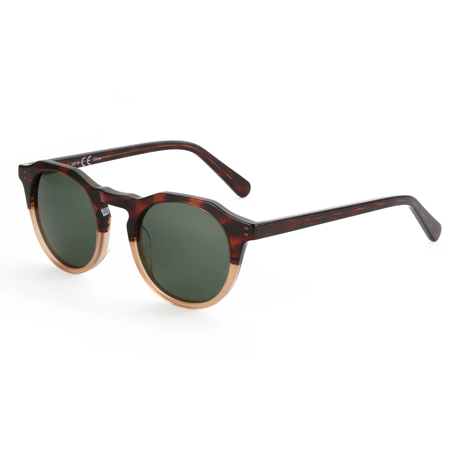ZENOTTIC Fashion Acetate Polarized Sunglasses Round Vintage  Shade UV400 New Men/Women Retro Sun Glasses 600001S