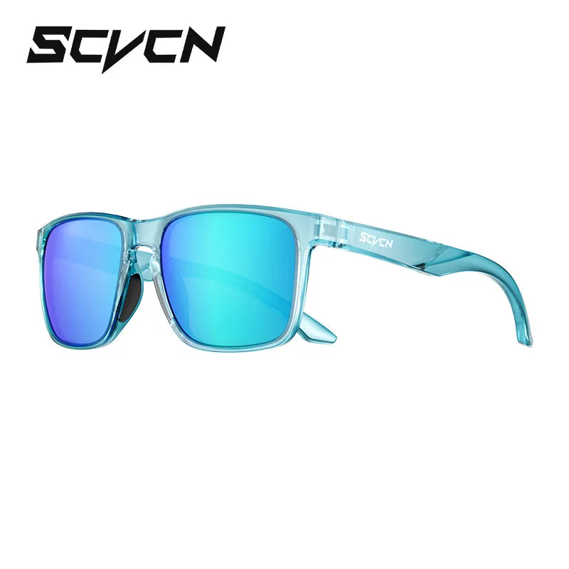 SCVCN Polarized Outdoor Sunglasses Anti-UV Anti-Glare Cycling Driving Fishing Sports Eyewear Unisex