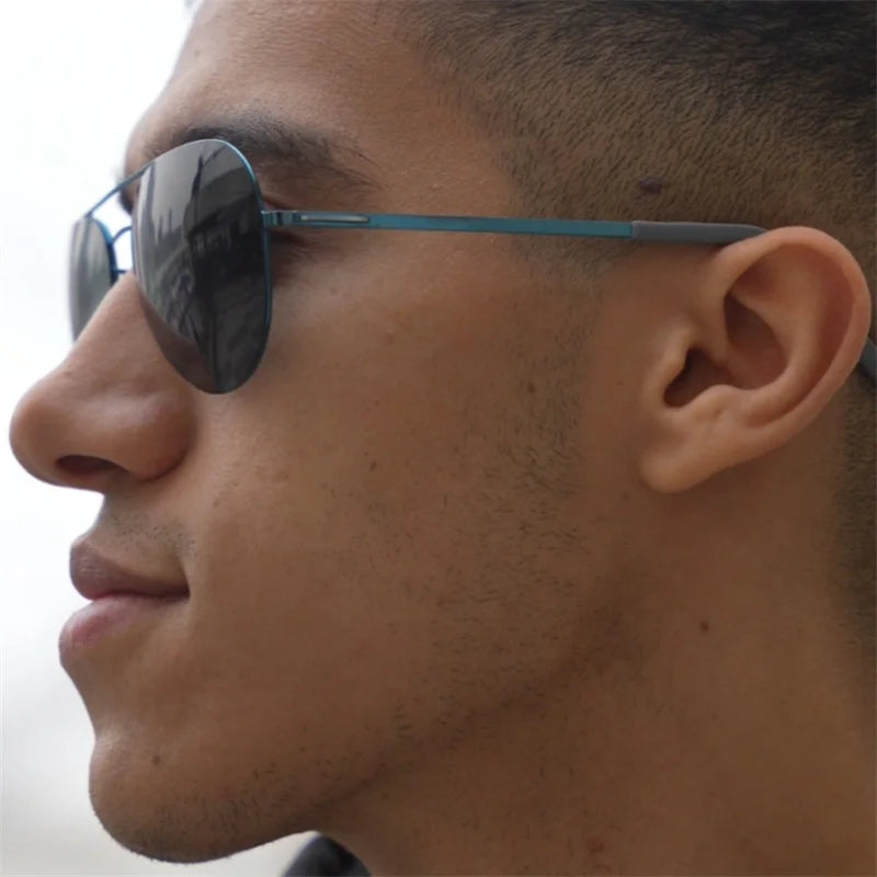Fahion Pilot Sunglasses Men Women Polarized Sun Glasses Eyeglasses Fishing Driving Goggle Anti Glare Shade Double-beam Eyewear