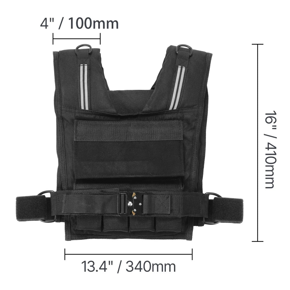 35lb Adjustable Weighted Vest for Men and Women for Strength Training and Running